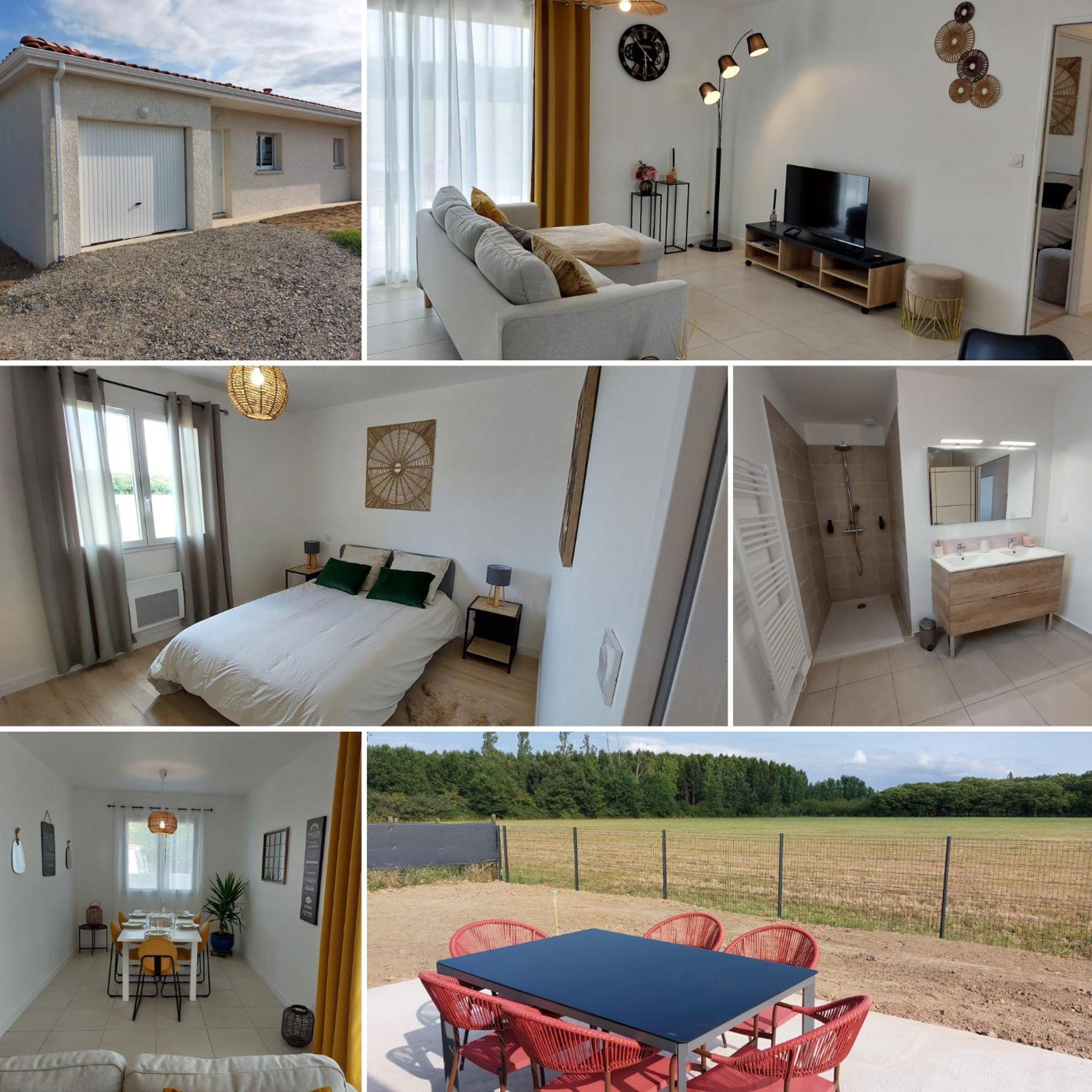 Maison Neuve A Bessens Extérieur photo